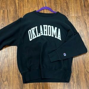 Black Champion Oklahoma Sweatshirt